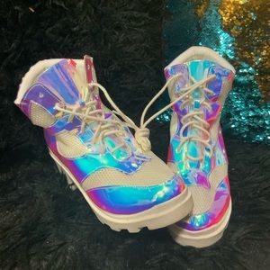 Beautiful Holographic boots